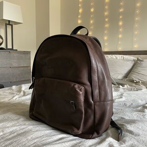 Leather Coach Backpack